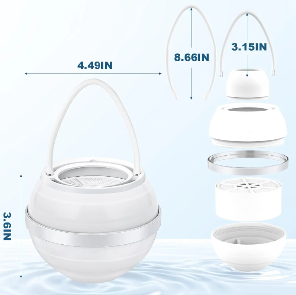 Bath Ball Water Filter Dimensions